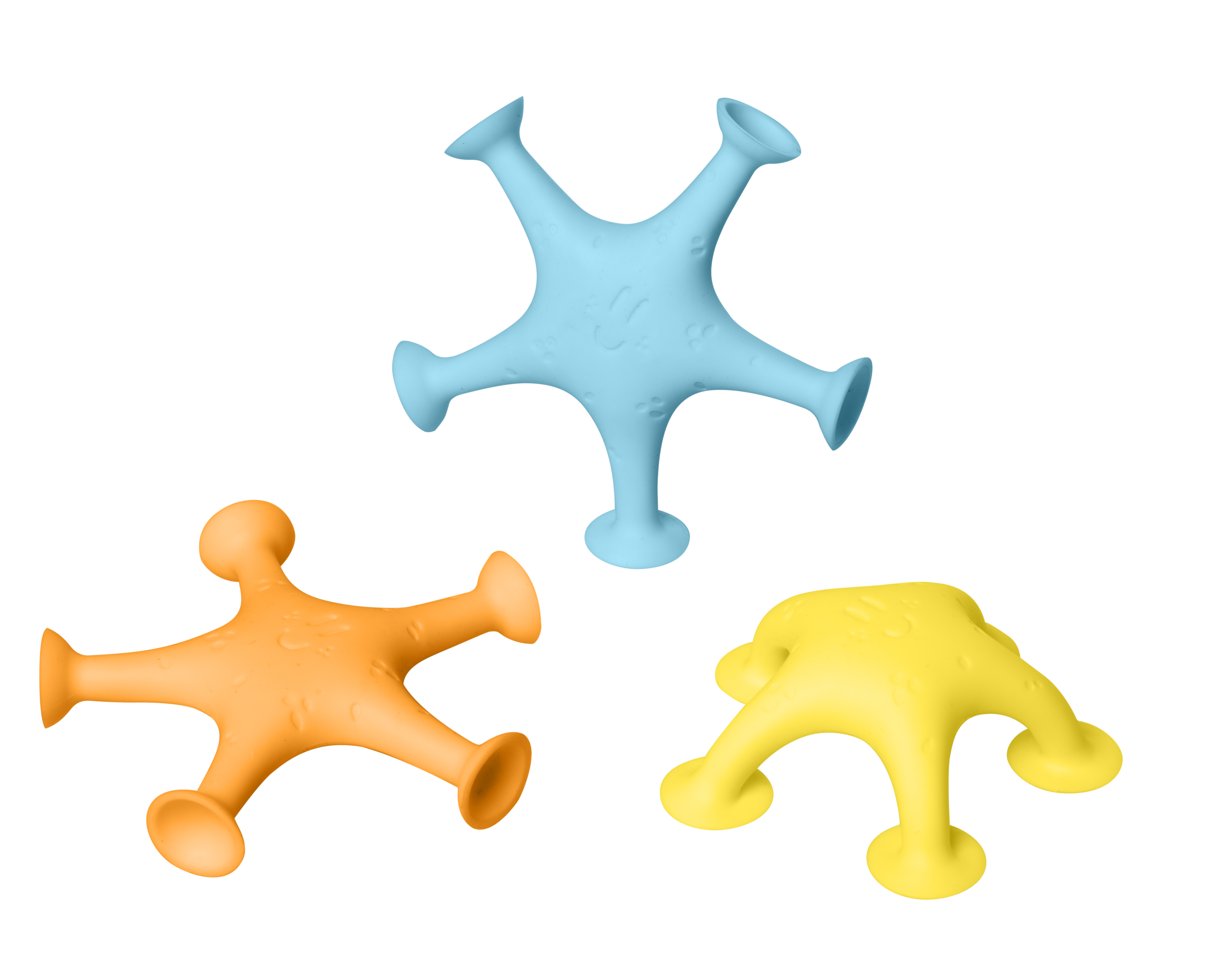 Starfish Suction Bath Toys Multi - 4