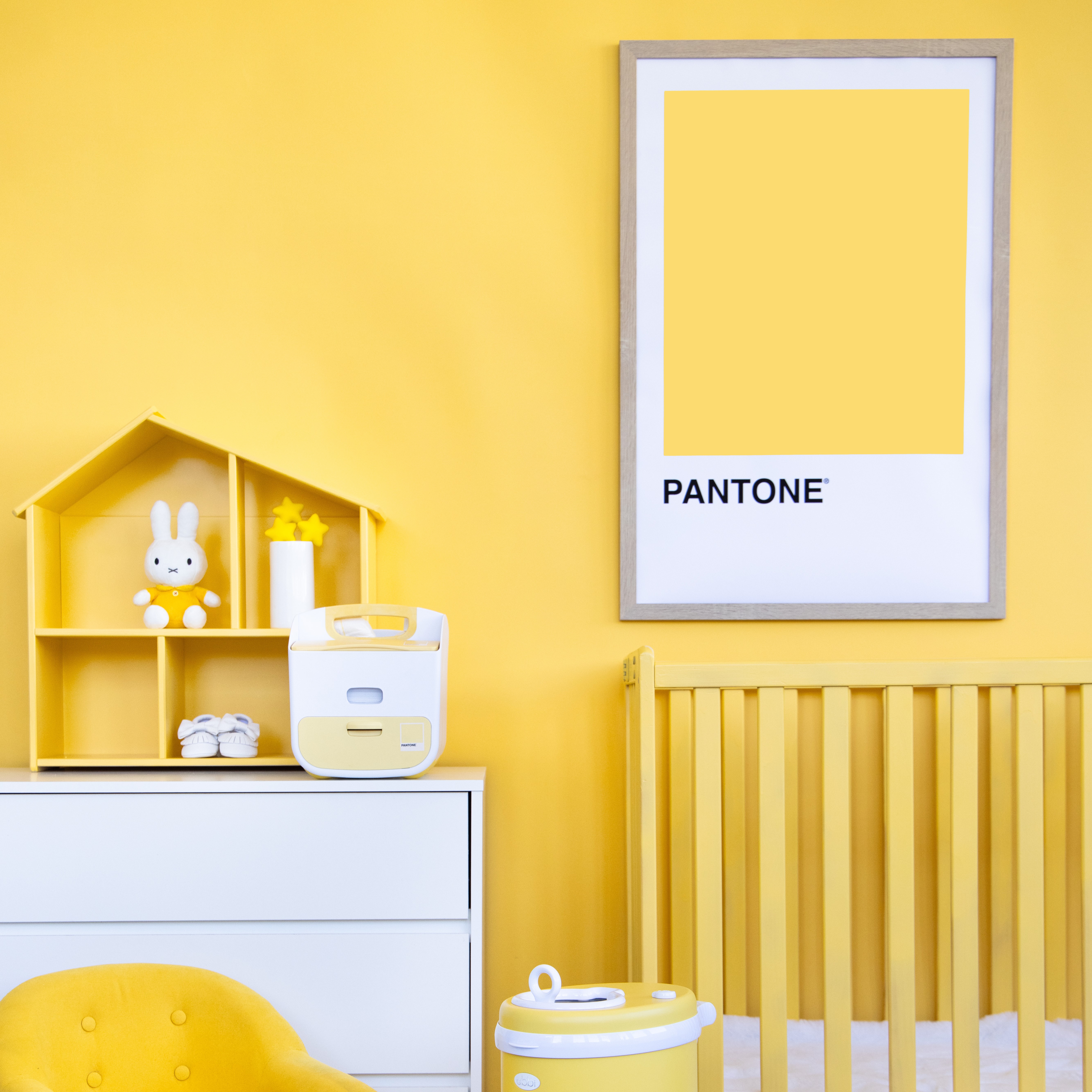 Diaper Caddy Pantone Yellow - 5