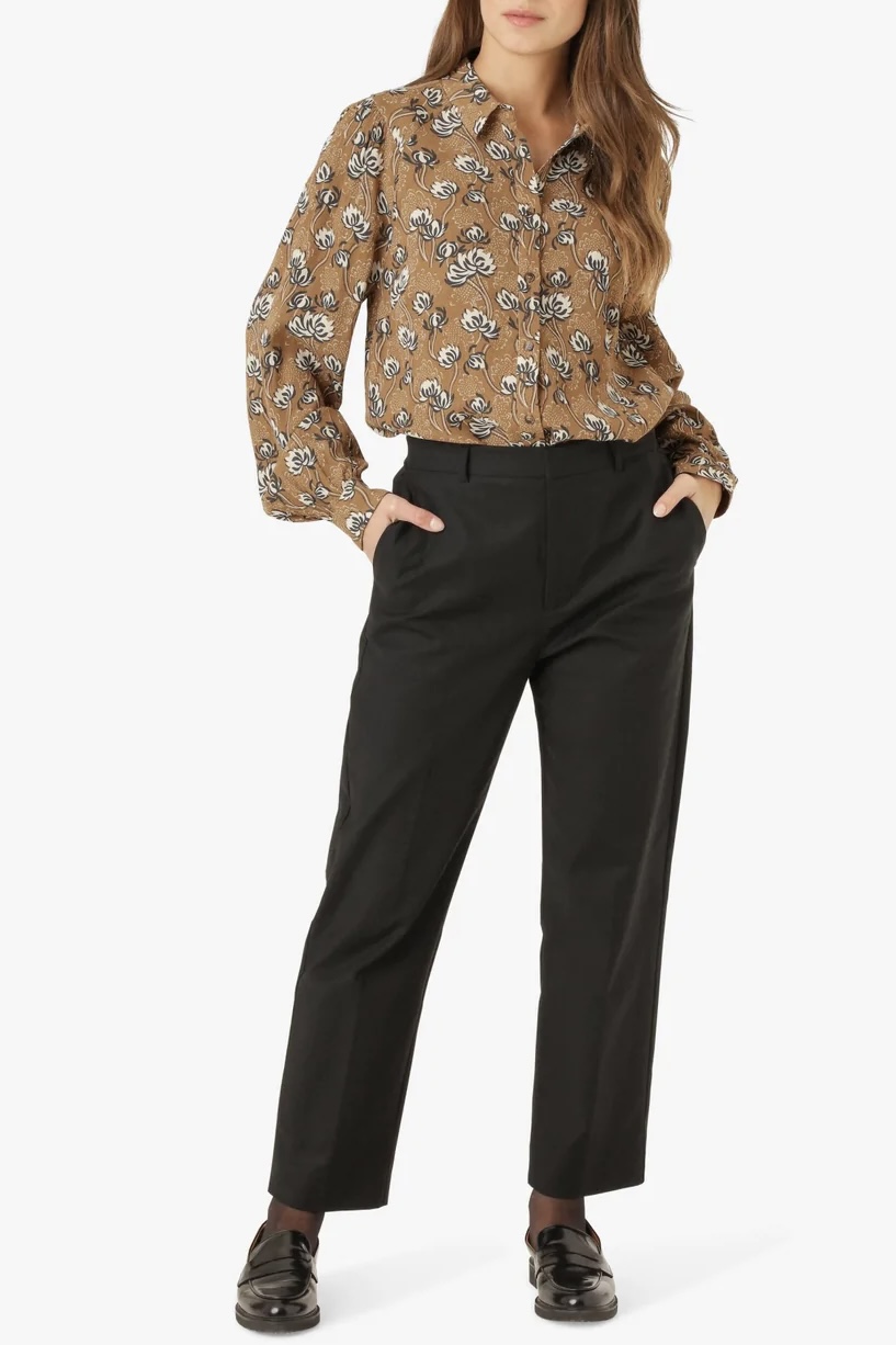 Noa Noa - Vigga Flower Shirt Brown
