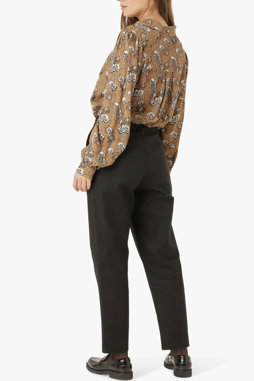 Noa Noa - Vigga Flower Shirt Brown - 3
