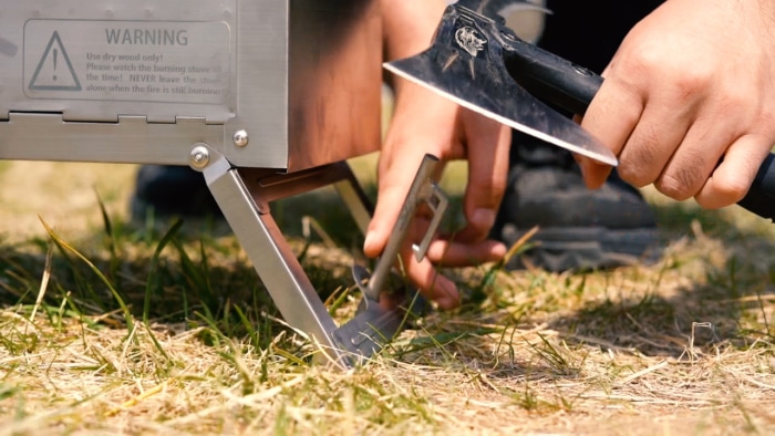 Winnerwell Fastfold Ultralight ti tent stove - 6
