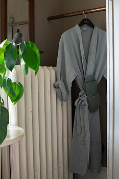 Hamammorgonrock med toffla - Ylleverket