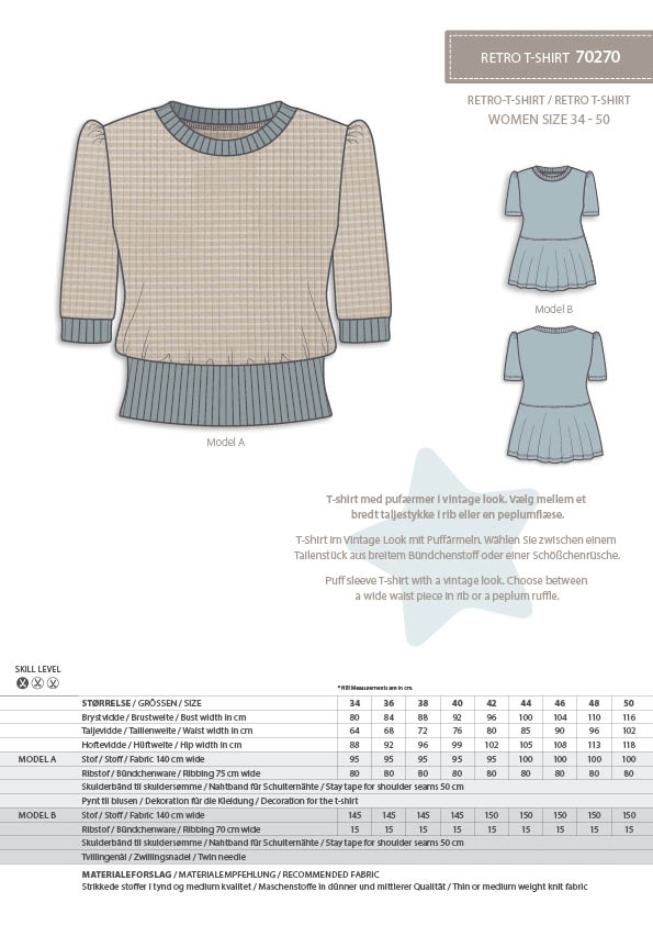 RETRO T-SHIRT - MINIKREA 70270 - 4