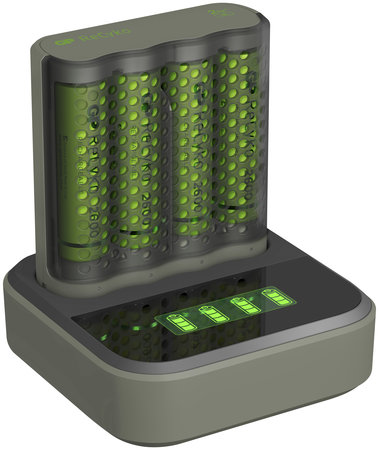 Docka laddare fast + batteri AA 2600MAH RECYKO 4