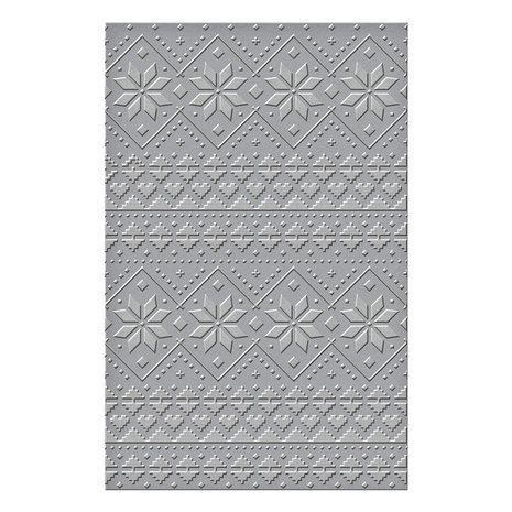Ski Lodge Embossing Folder  - 3
