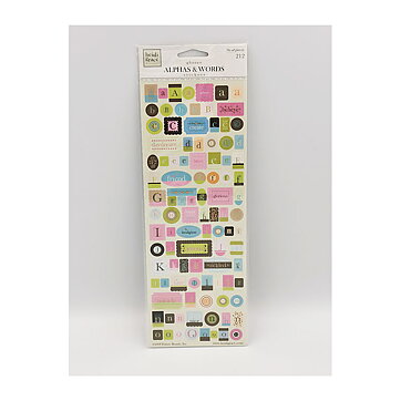 Heidi Grace Glitter Stickers Reagans Closet - Alphas & Words