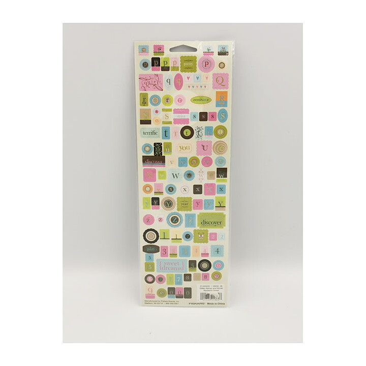 Heidi Grace Glitter Stickers Reagans Closet - Alphas & Words