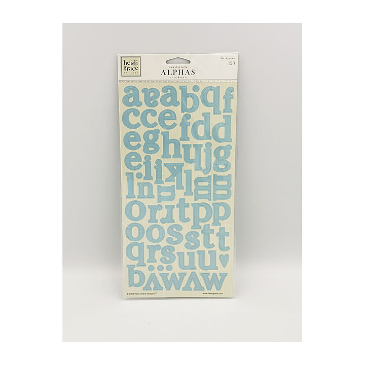 Heidi Grace  Cardstock Stickers Reagans Closet - Alphas
