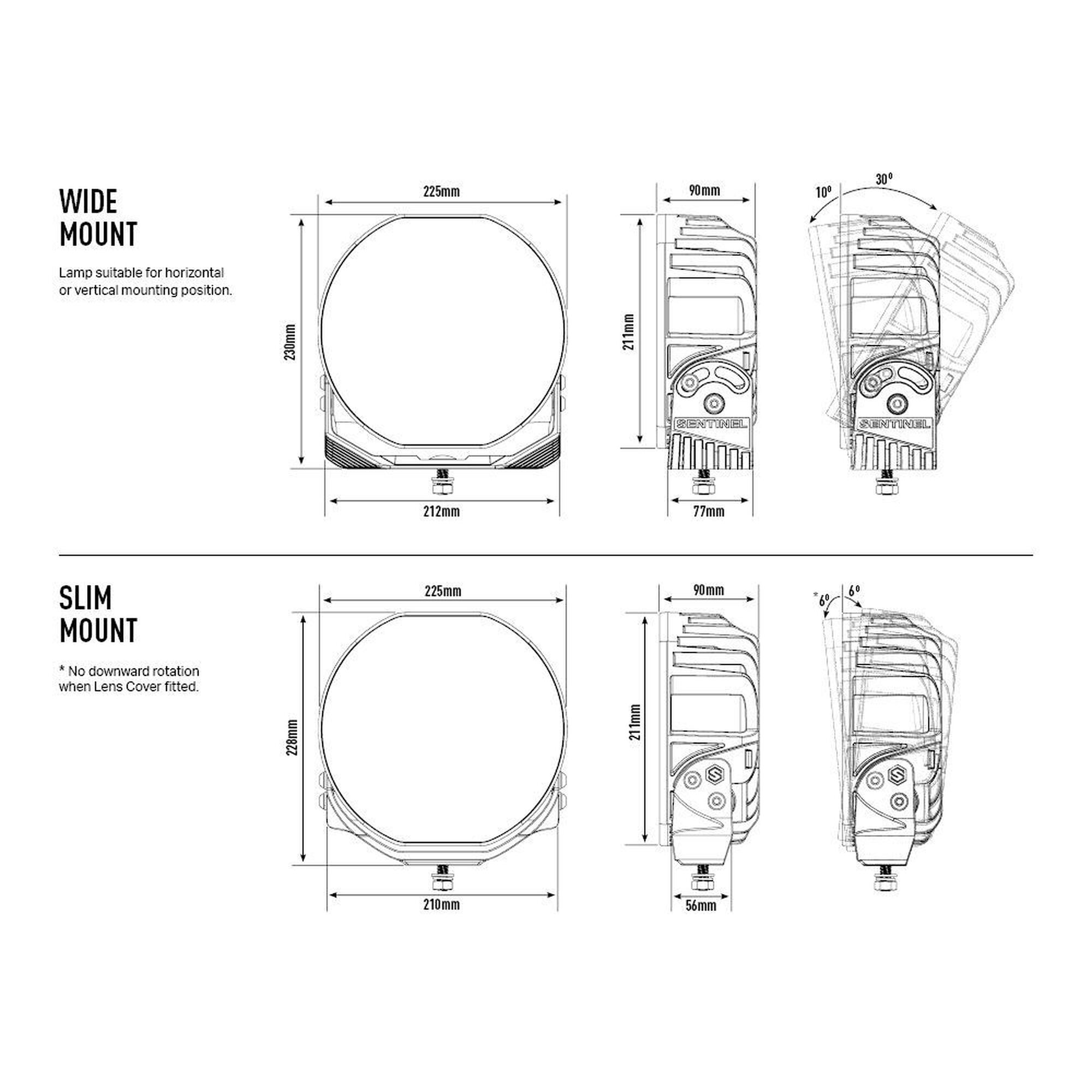 Lazer Sentinel Elite 9" 225mm 145W - 5