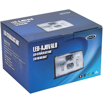 LED-strålkastare 165x105mm