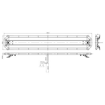 Blixtljusramp LED Averti P1390 12/24V