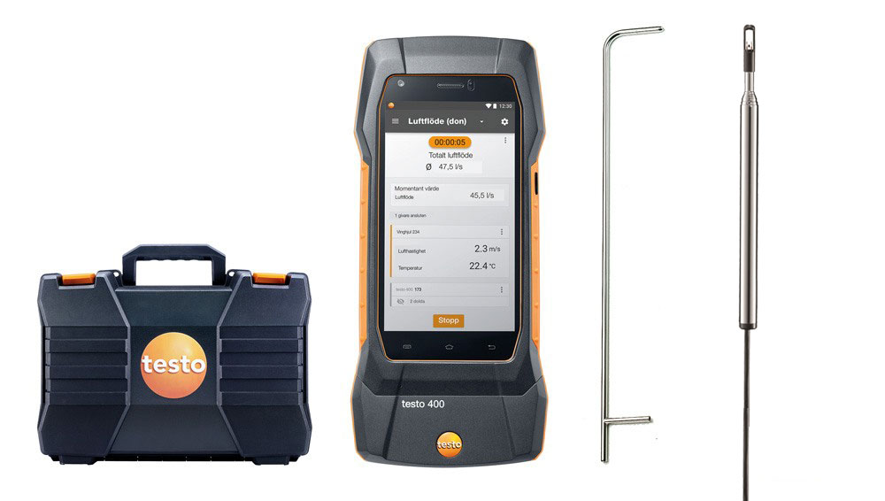 Testo 400 Ventilationsmålesæt
