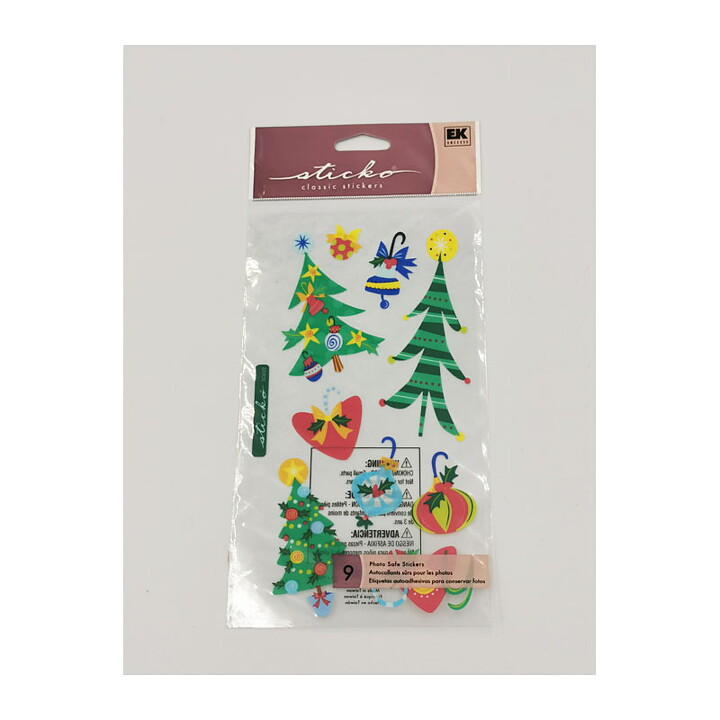 EK Success Sticko Vellum Stickers - Christmas Decor