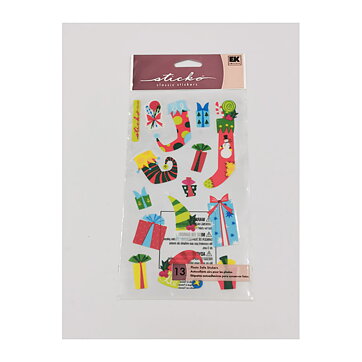EK Success Sticko Vellum Stickers - Holiday Stockings