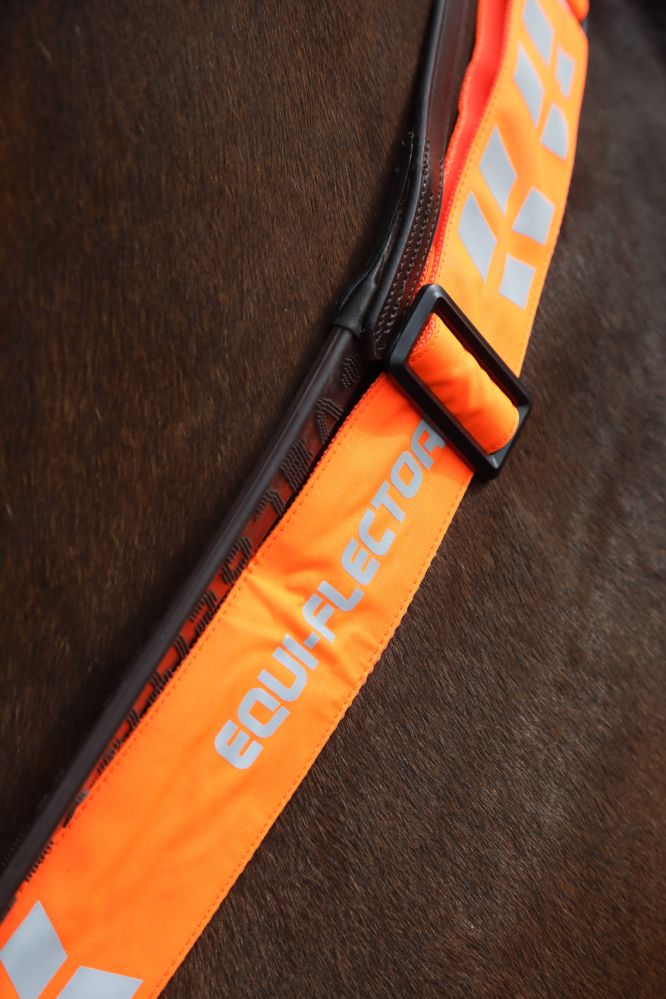 Equi-Flector Reflex Breastplate -  Orange - 3
