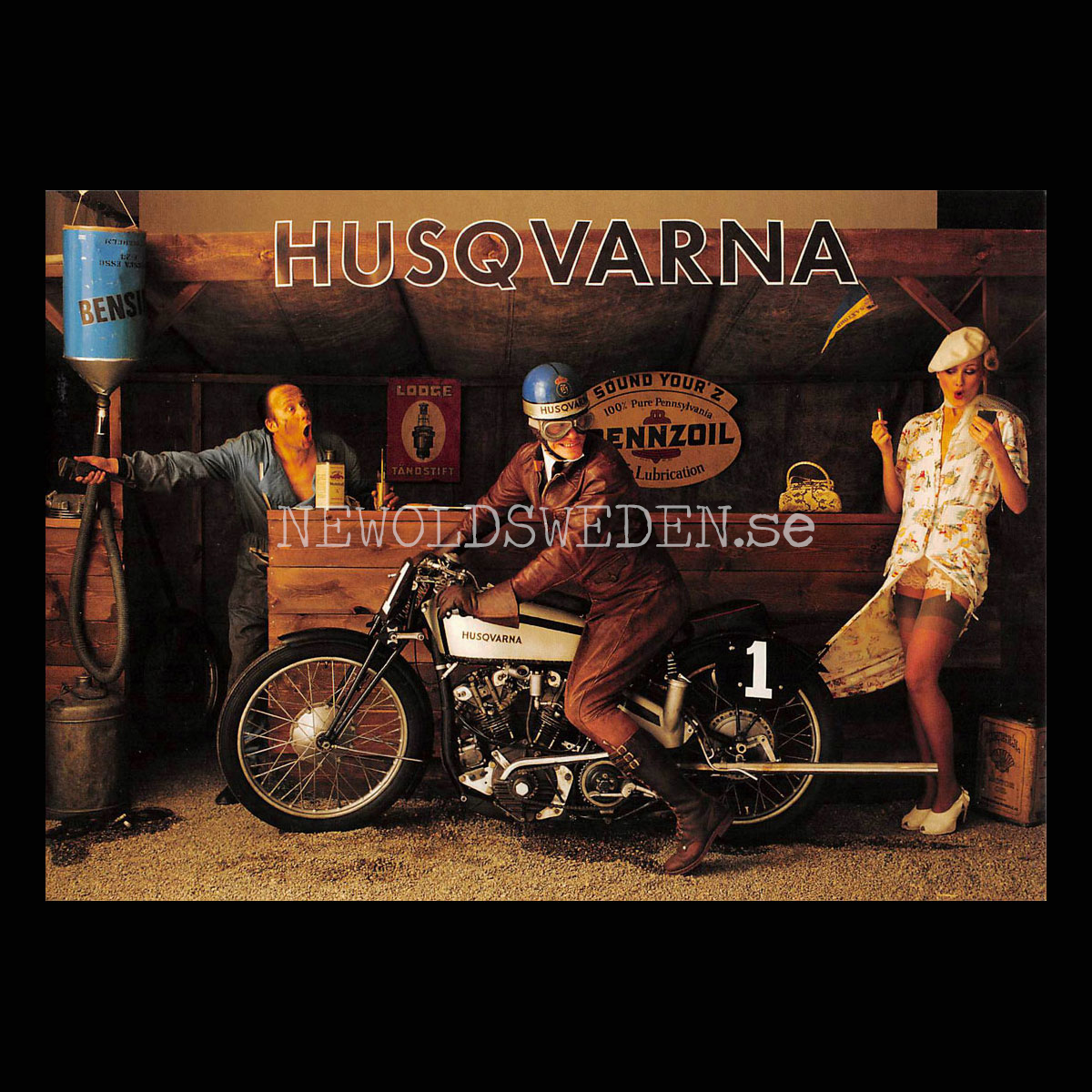 HUSQVARNA - Vykort A5
