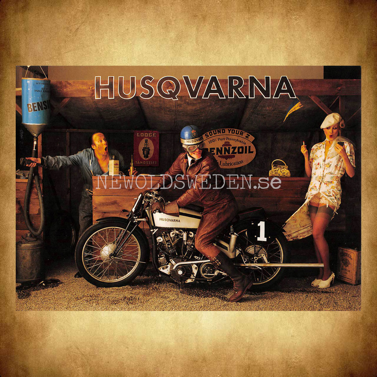 HUSQVARNA - Vykort A5 - 2