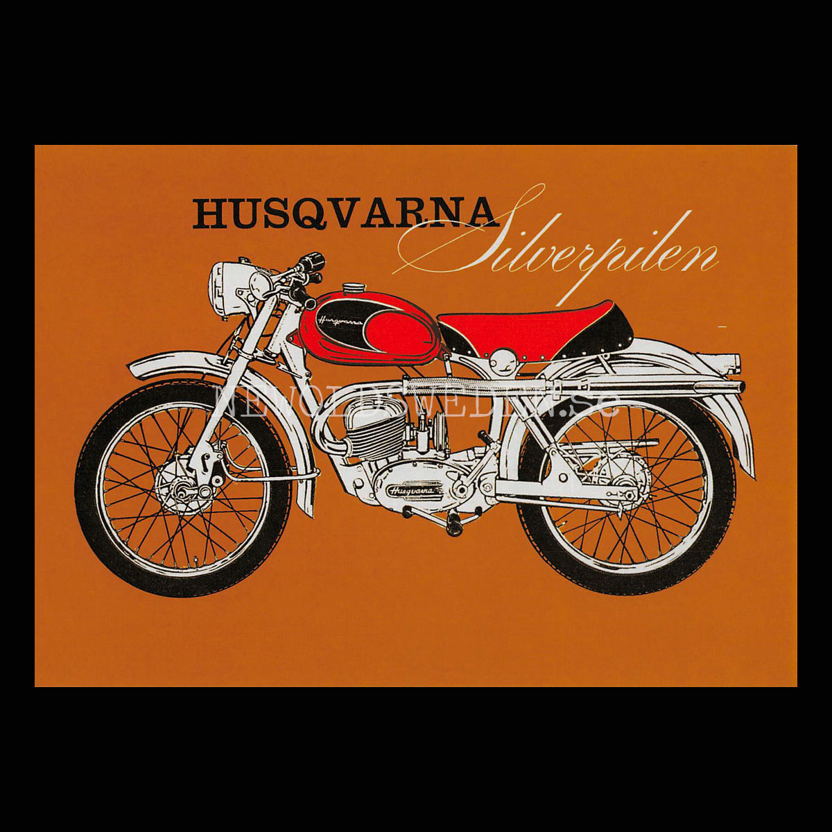 HUSQVARNA Silverpilen - Vykort A5