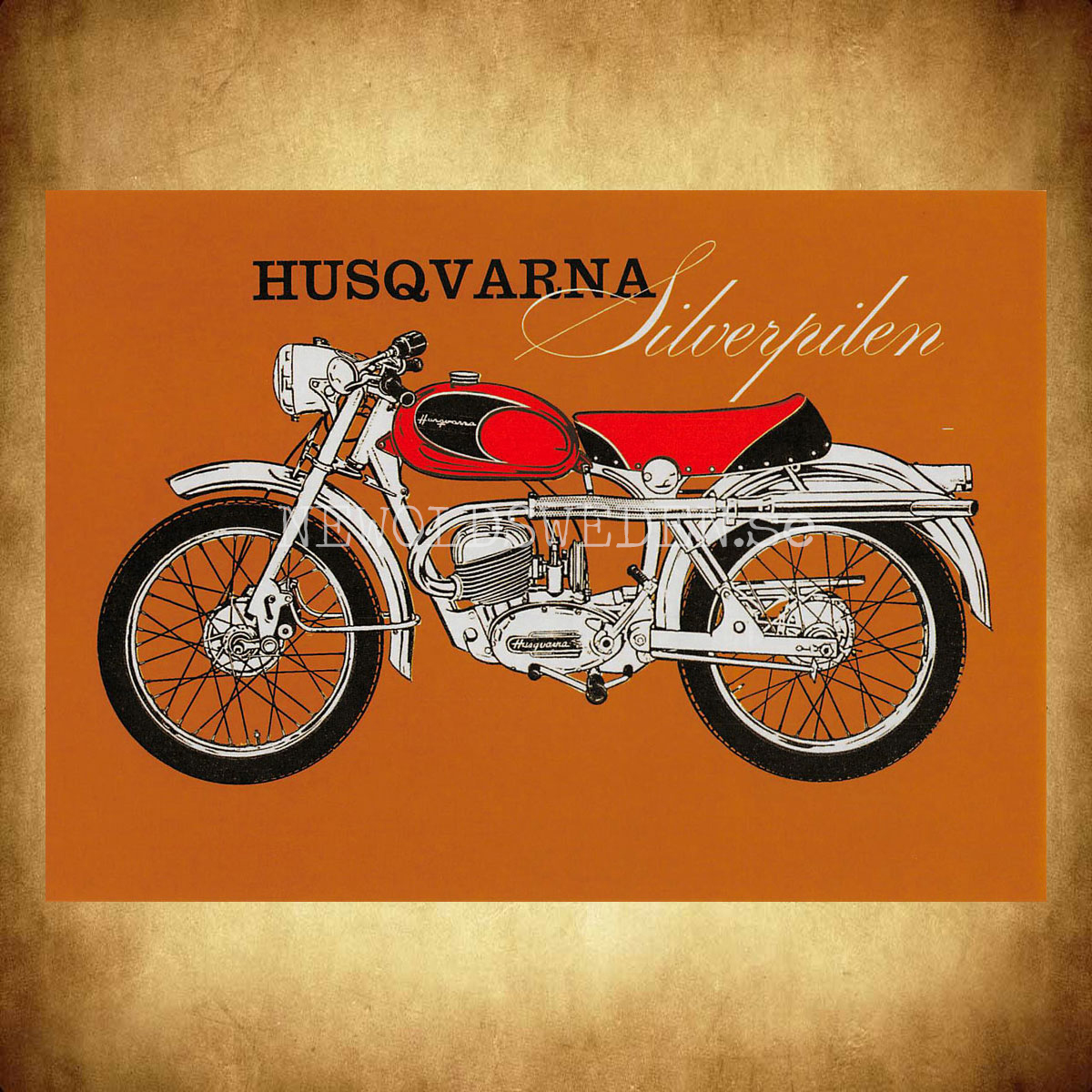 HUSQVARNA Silverpilen - Vykort A5 - 2