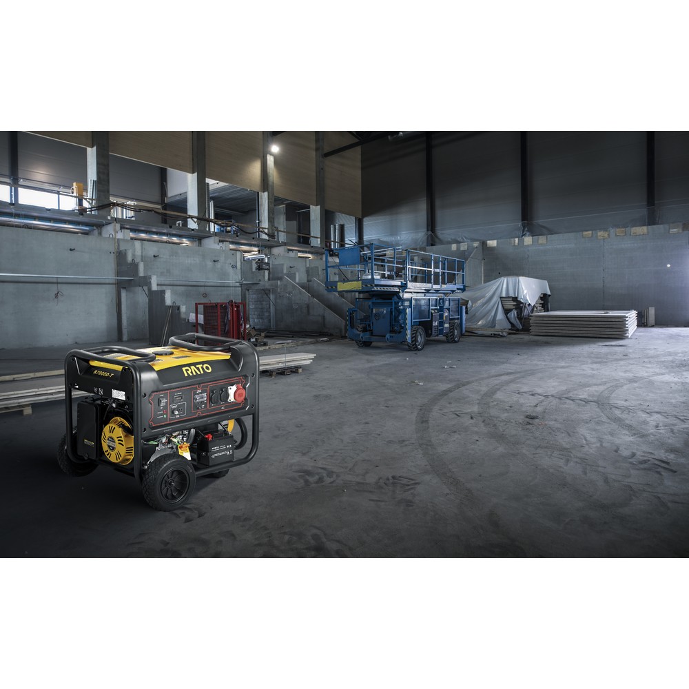 Elverk 6,8KW R7000D-T avr elstart bensin - 4