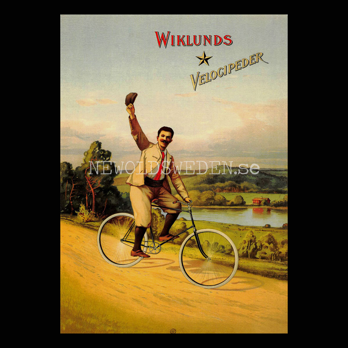 WIKLUNDS VELOCOPEDER Stockholm - Vykort A5