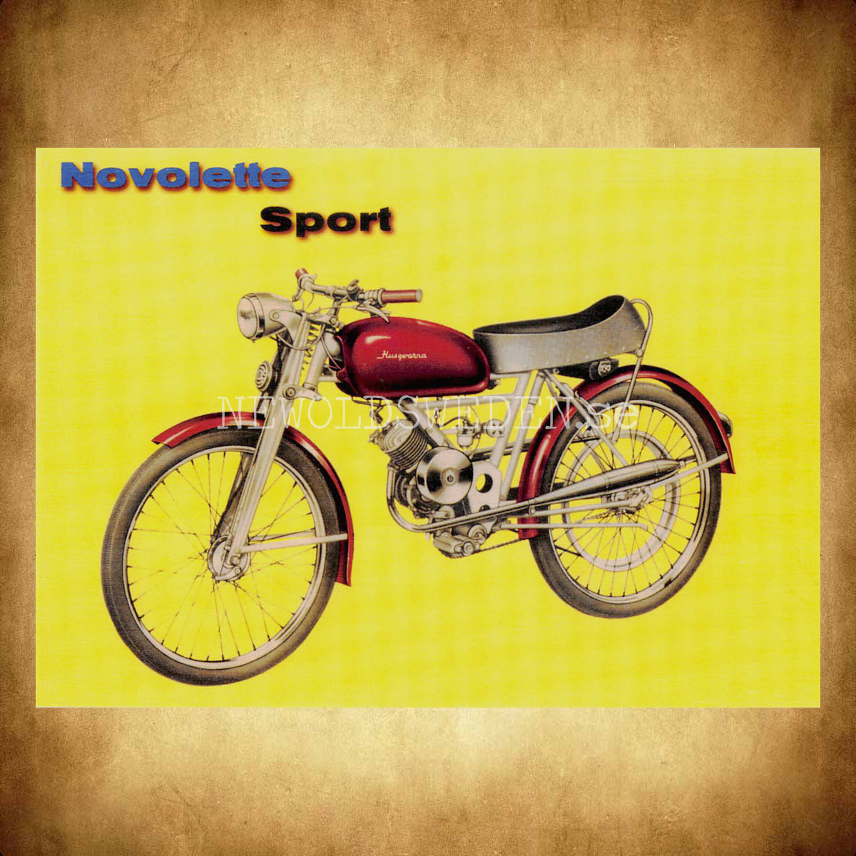 HUSQVARNA Novolette Sport - Vykort A5 - 2