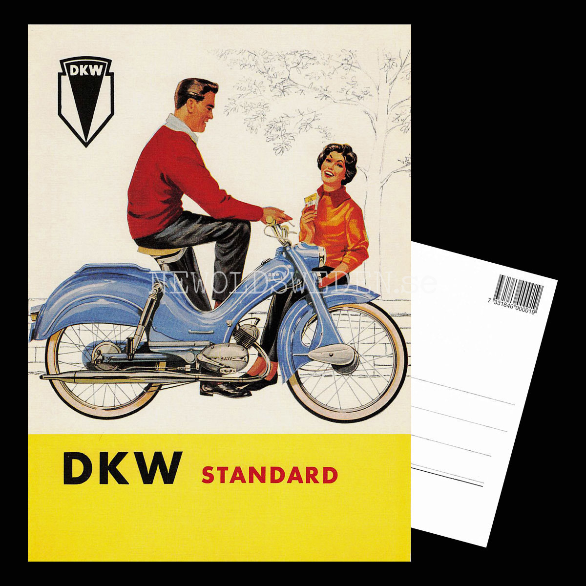 DKW STANDARD - Vykort A5 - 3