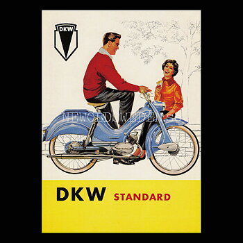 DKW STANDARD - Vykort A5