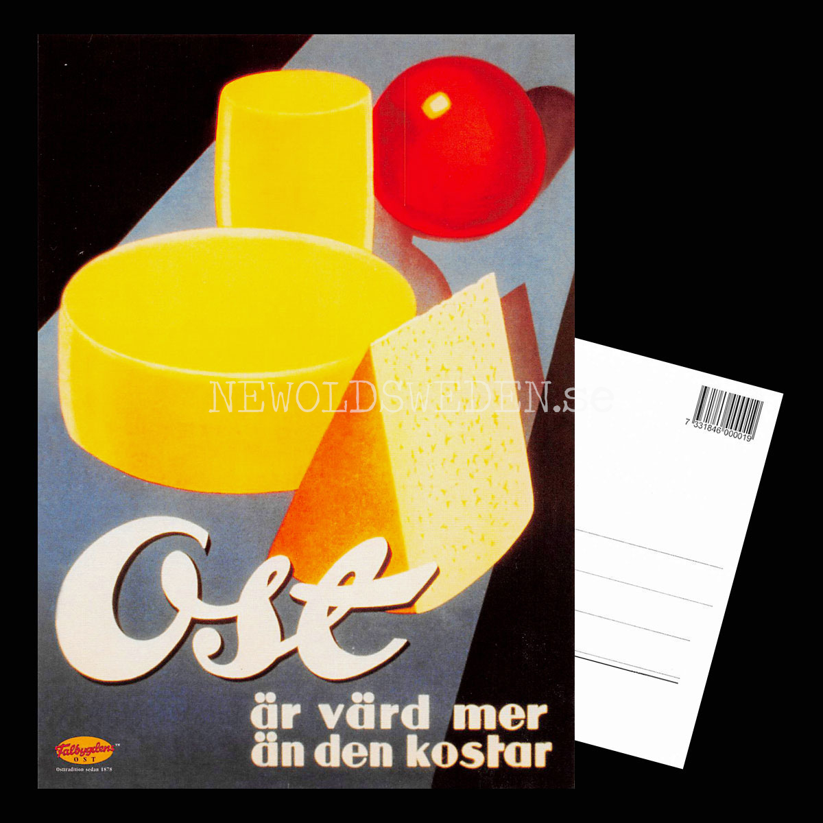 Falbygdens OST - Ost är värd mer än den kostar Falbygdens OST - Vykort A5 - 3