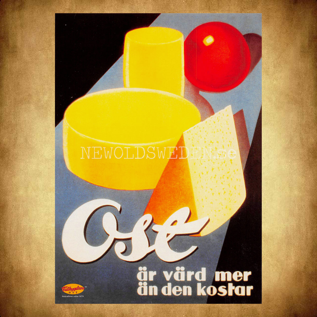 Falbygdens OST - Ost är värd mer än den kostar Falbygdens OST - Vykort A5 - 2