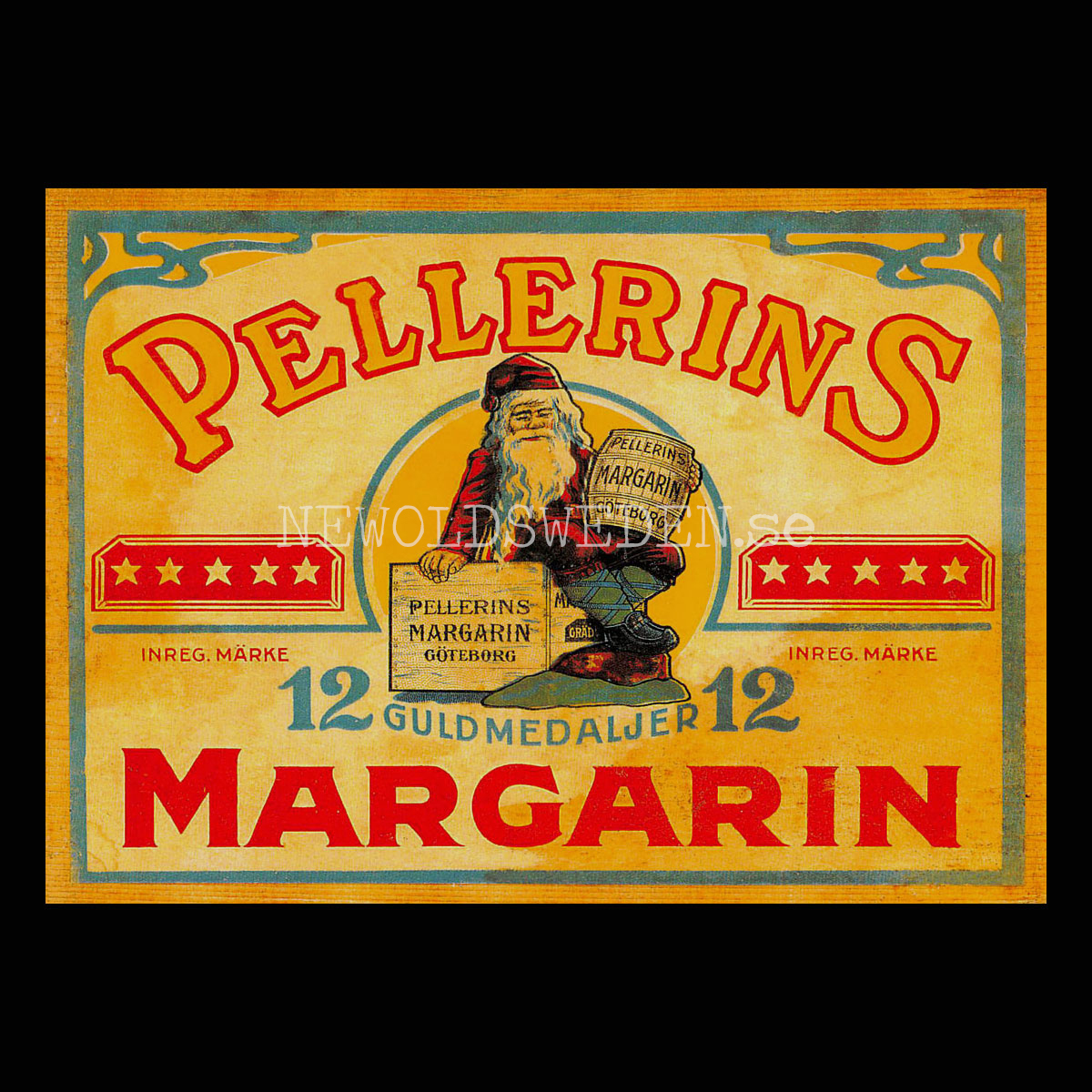 PELLERINS MARGARIN Göteborg - Vykort A5