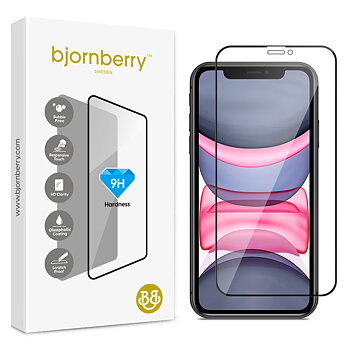 Bjornberry iPhone XR / 11 -  Härdat Glas Skärmskydd