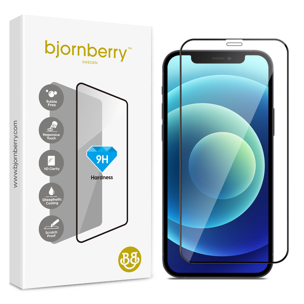 Bjornberry iPhone 12 / 12 Pro - Tempered Glas Screen Protector