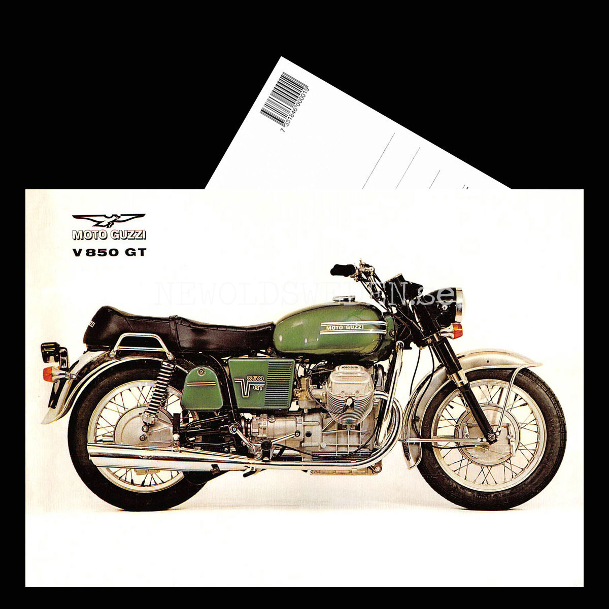 MOTO GUSSI V 850 GT - Vykort A5 - 3