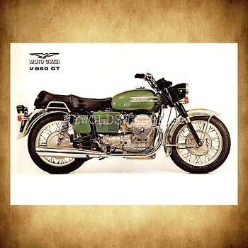 MOTO GUSSI V 850 GT - Vykort A5