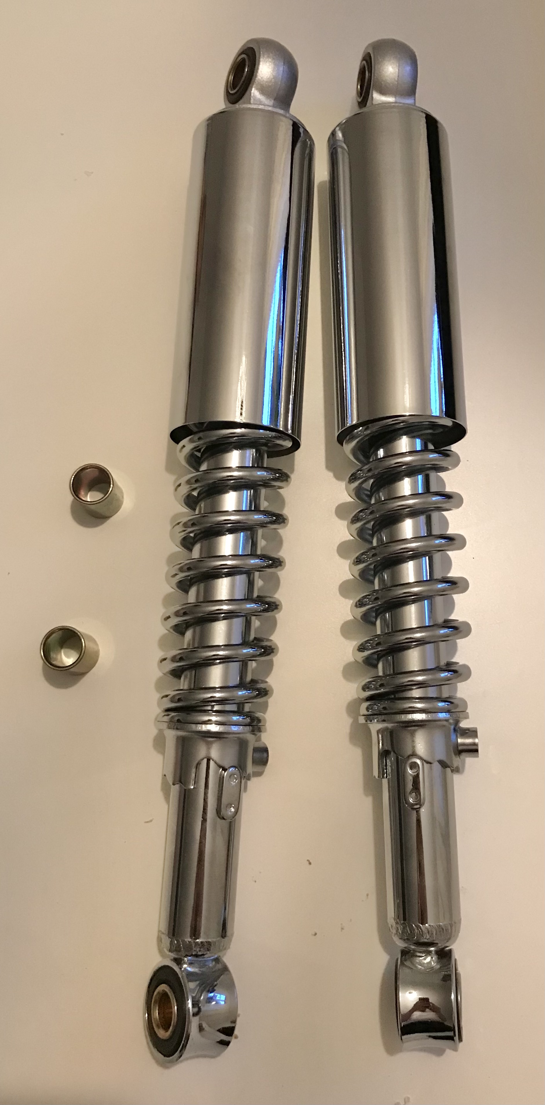 330mm kromade stötdämpare