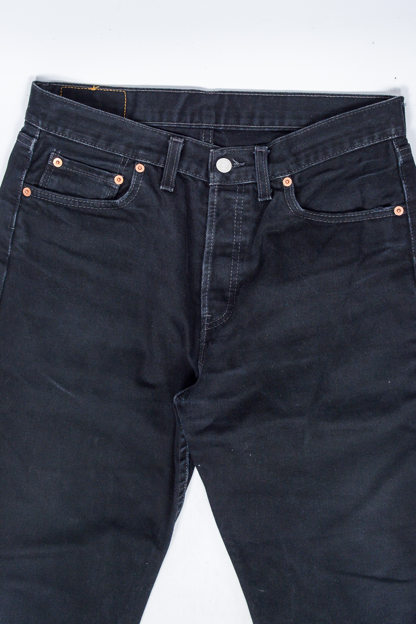 Worn Not Wasted Levis - 590 Jeans Black UK Made - Göteborg Manufaktur