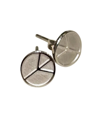 Örhänge Peace Stud Silver
