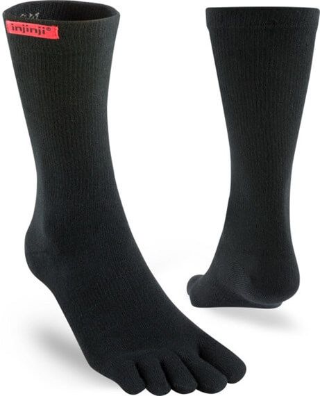 Injinji Sport Original Weight Crew Black