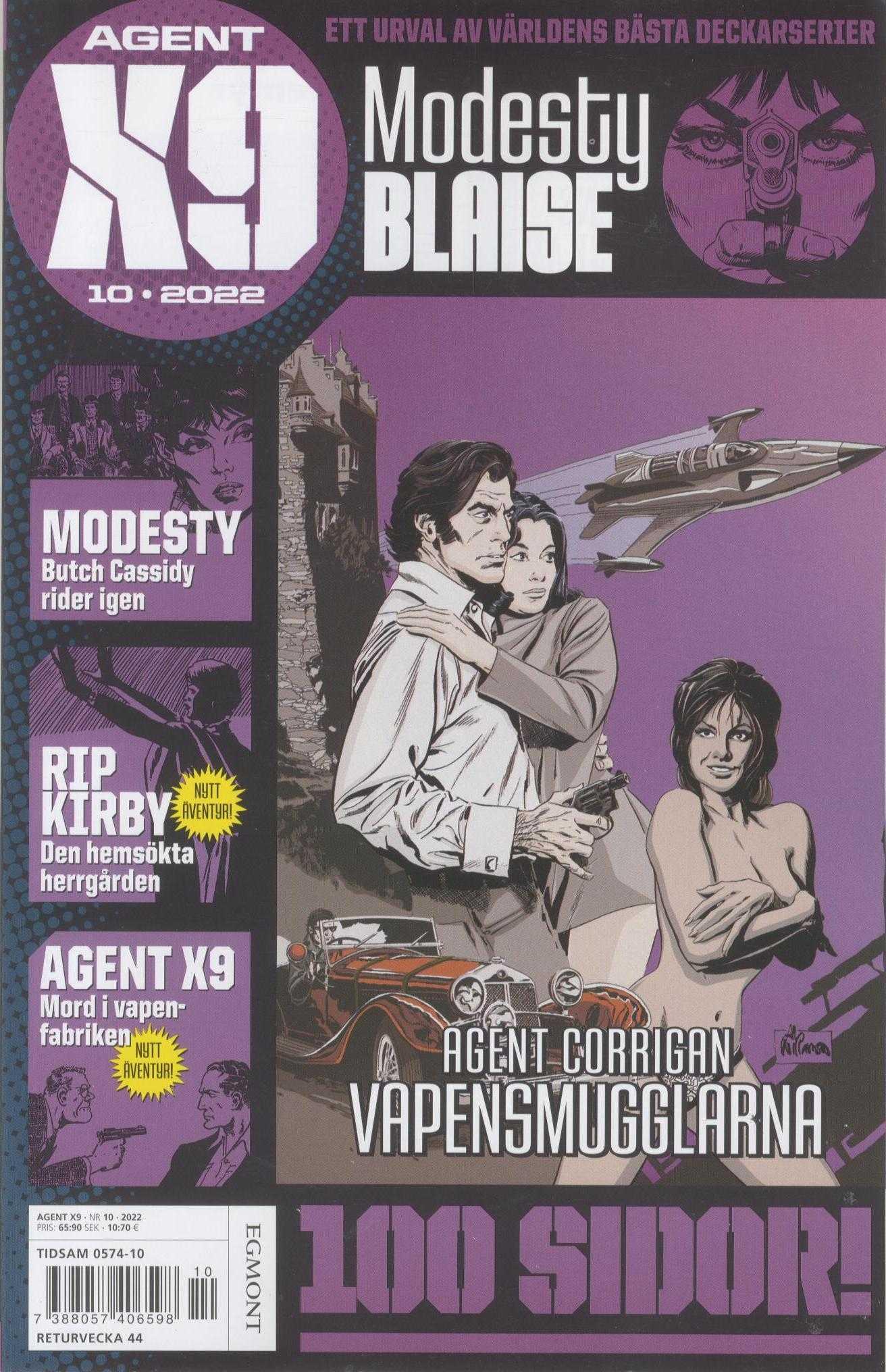 Agent X9 nr 10 2022, Modesty Blaise - Butch Cassidy rider igen