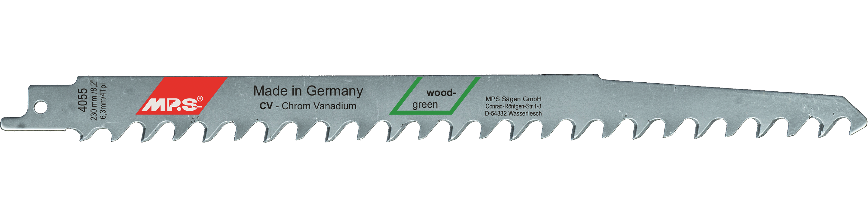 Tiger zaagblad 4055 ( 2 stuks) 240mm CrV