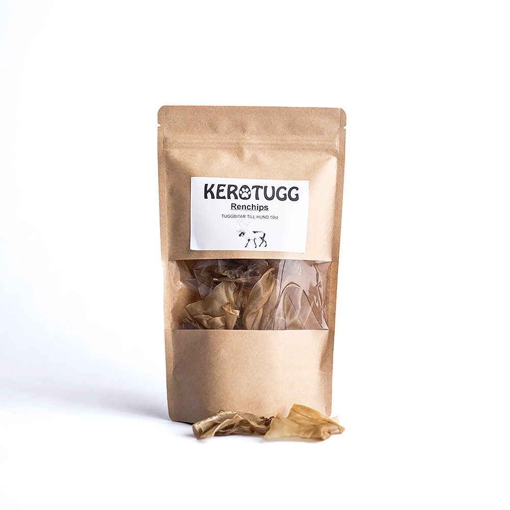 Kerotugg hundchips av ren 10-pack