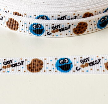Printed ribbon cookies 10mm