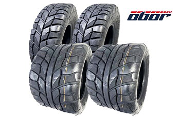 Däckpaket Obor Beast 195/50-10 & 225/40-10