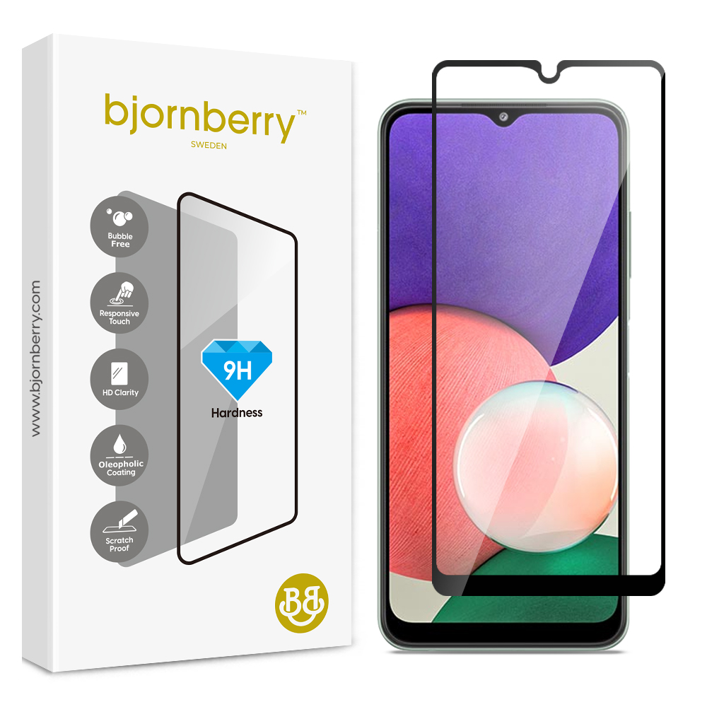 Bjornberry Samsung Galaxy A22 5G -  Härdat Glas Skärmskydd