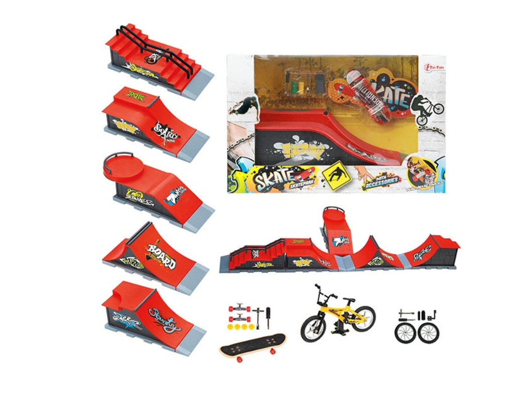 Finger skate skatepark set with accessories Robbis Hobby Shop