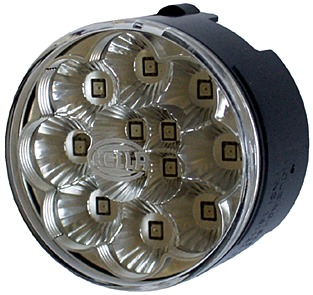 Blinklykta  66mm Ø LED