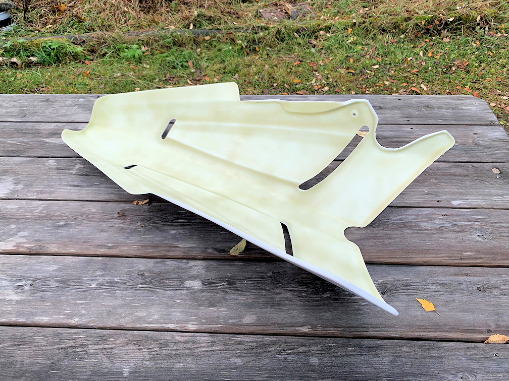 EBR 1190 RX BELLY PAN, RACE Fiberglas 