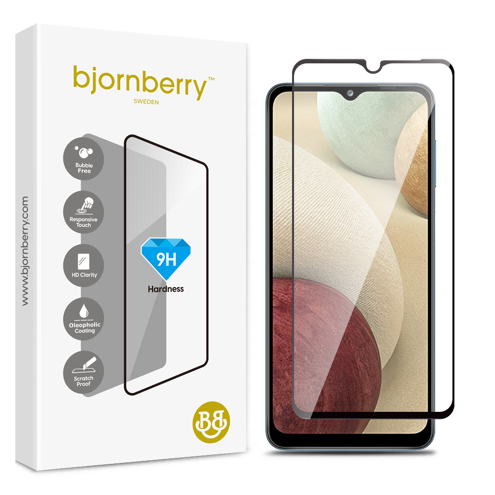 Bjornberry Samsung Galaxy A12 - Tempered Glas Screen Protector