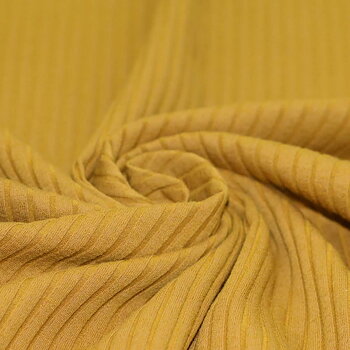 RIBBED JERSEY 8X4 - MUSTARD
